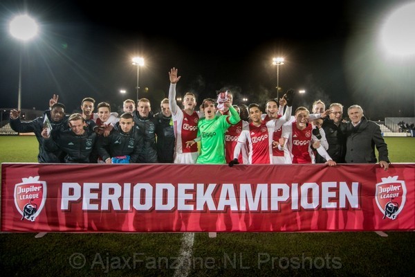 Jong Ajax pakt periodetitel na 1-1 tegen FC Eindhoven