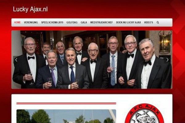 Nieuwe website voor Lucky Ajax